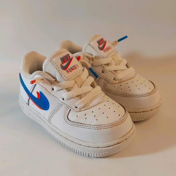 Nike Air Force 1 White 3D Glasses Double Swoosh BV2551-100 - Sepsport